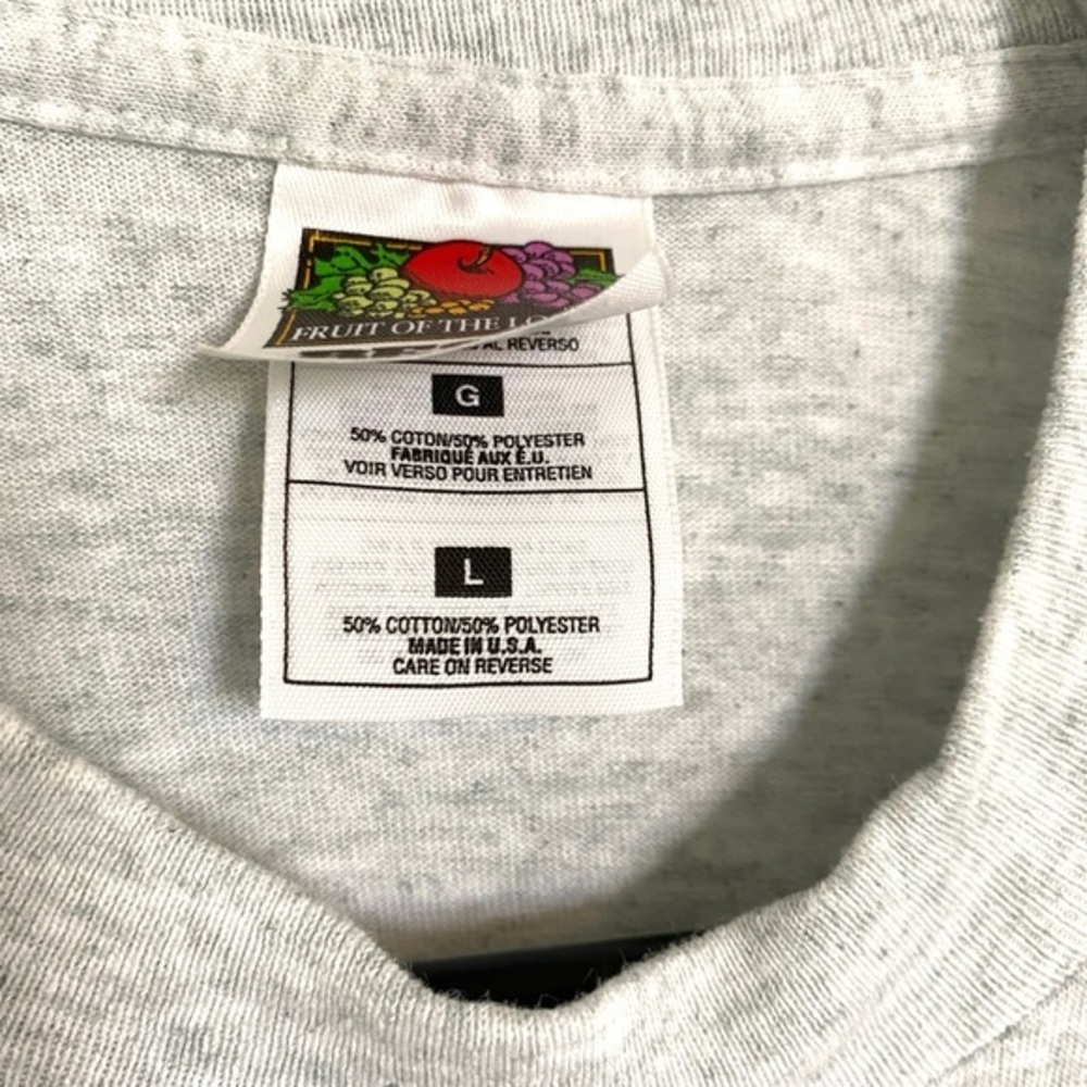 Vintage DARE T Shirt Graphic Print 90’s Tee Gray Oversized Size Large - Picture 5 of 6